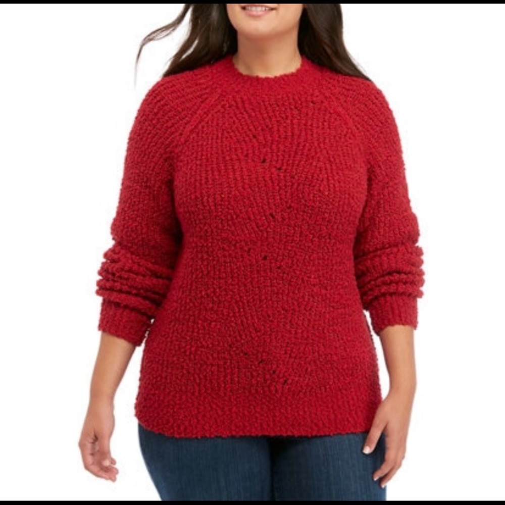 Wonderly Mock Neck Pullover Sweater Size 1X